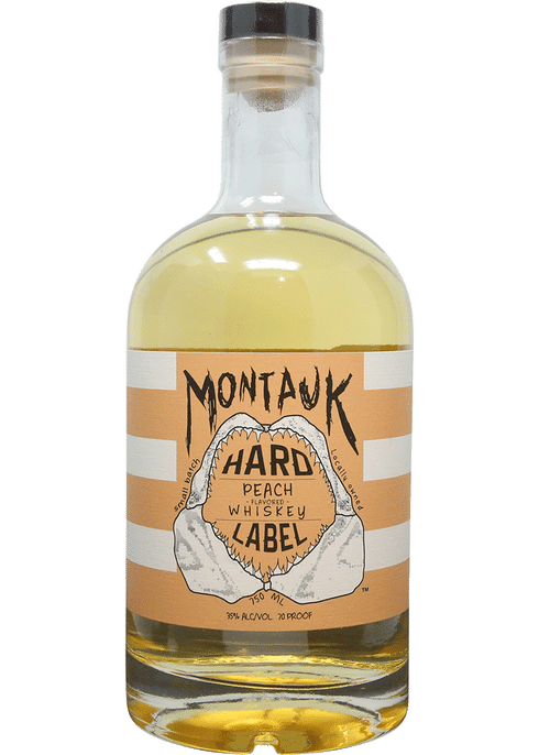 Montauk Hard Label Peach Flavored Whiskey