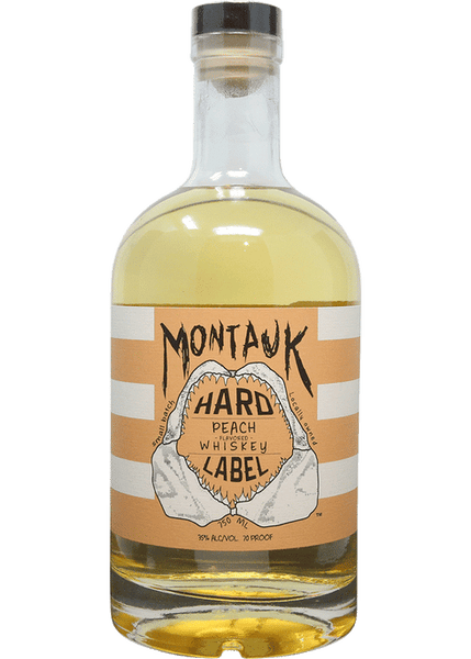 Montauk Hard Label Peach Flavored Whiskey