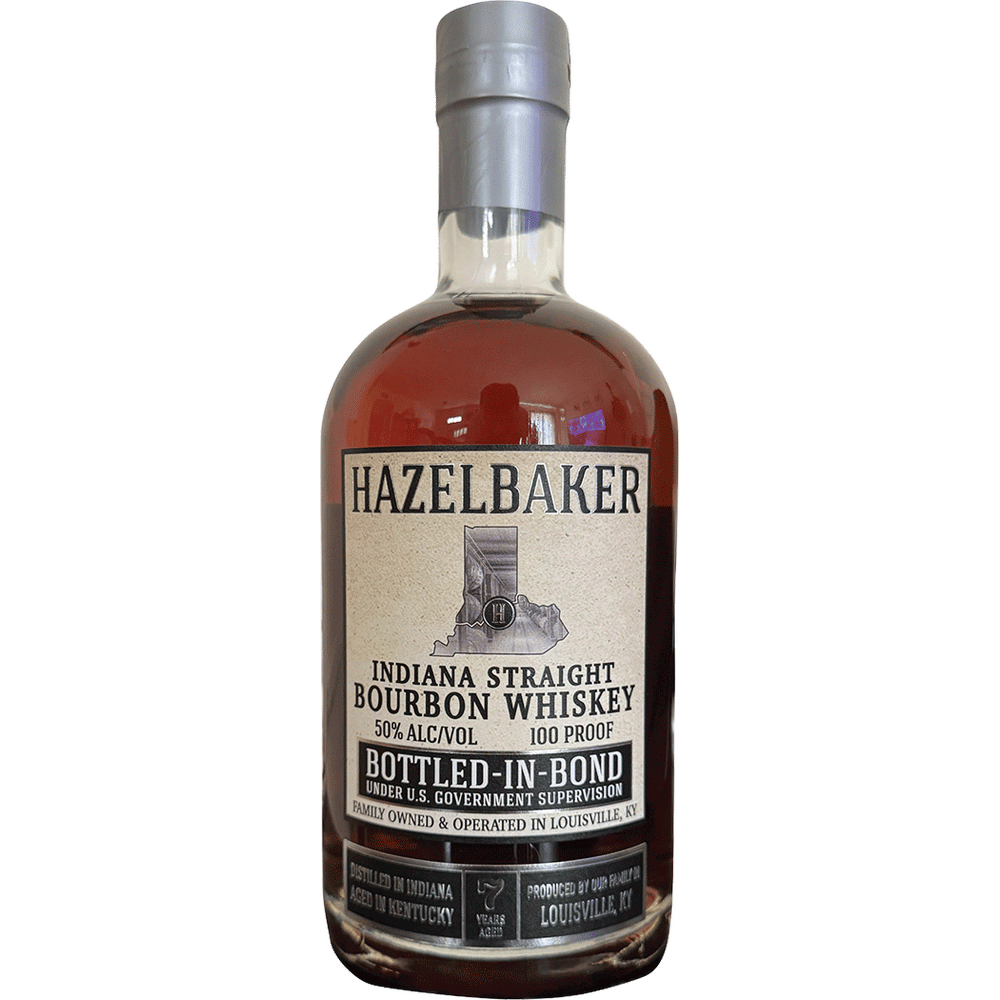 Hazelbaker 7-Year Bottle-In-Bond Indiana Straight Bourbon Whiskey