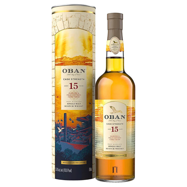 Oban Single Malt Scotch Oloroso & Palo Cortado Cask Finish Exclusive Release 15 Yr