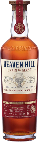 Heaven Hill Grain to Glass Speicality Barrel Chinquapin Oak Straight Wheated Bourbon Whiskey