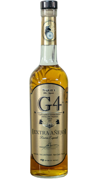 G4 TEQUILA EXTRA ANEJO 7 ANOS