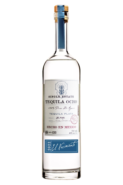 Tequila Ocho Single Estate Plata-Blanco