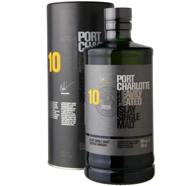 Bruichladdich Port Charlotte Heavily Peated 10 Year Old Single Malt Scotch Whisky