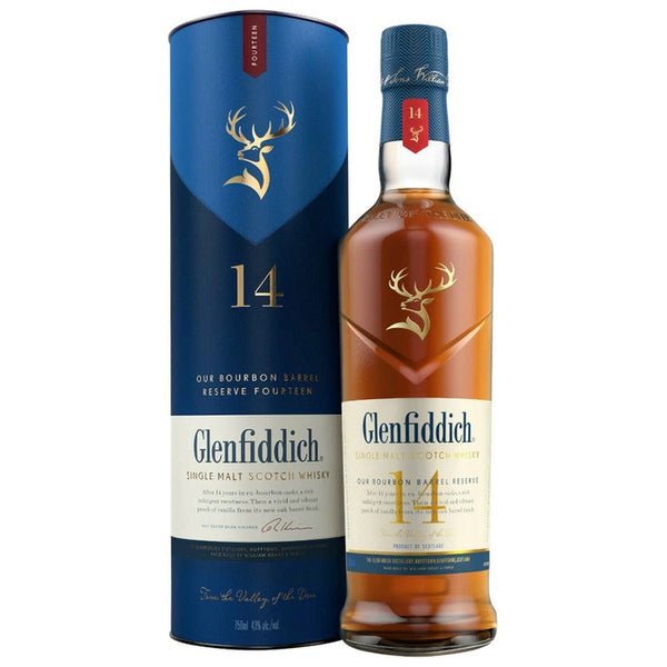 Glenfiddich Bourbon Barrel Reserve 14 Year Old Single Malt Scotch Whisky