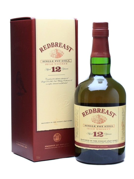 Redbreast 12 Year Old Single Pot Still Irish Whiskey