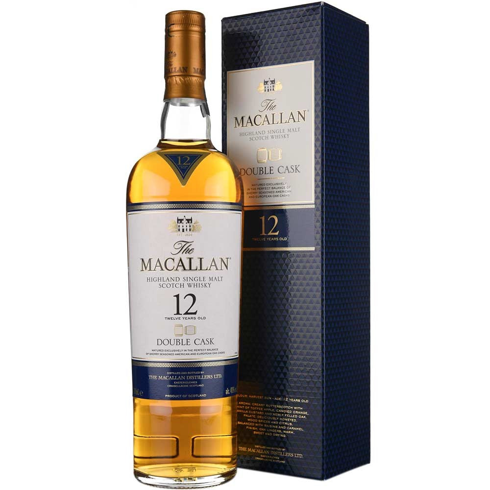 The Macallan Scotch Single Malt 12 Year Double Cask