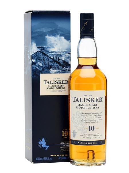 Talisker 10 Year Old Single Malt Scotch Whisky